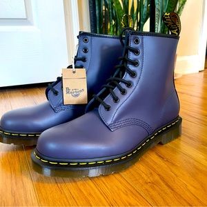DR. MARTENS 1460 INDIGO SMOOTH BOOT Leather Size US 10